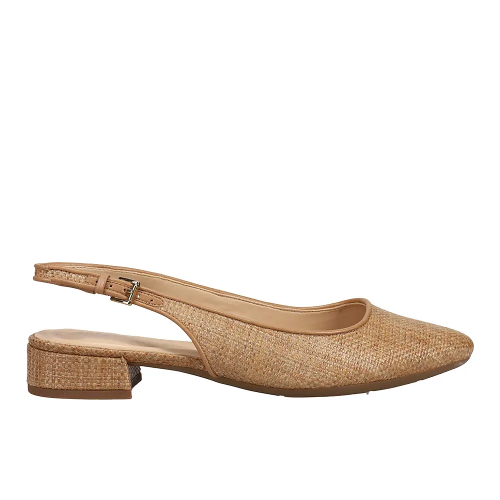 Easy Spirit Womens Cassius Slingback Flats - Brown
