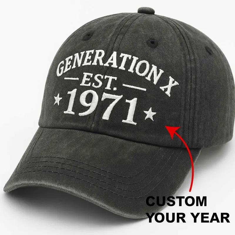 Custom Generation X Hat, Gen X Cap, Generation X Raised On Hose Water And Neglect Perfect Gift For Dad Low Profile Dad Hat-Pigment Dyed