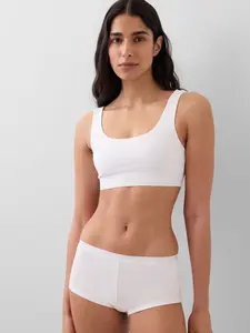 Gap Women's Organic Stretch Cotton Logo Bralette