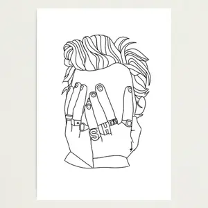 HS Photographic Print Unframed Poster, Aesthetic Poster, Home & Office,  Modern Wall Decor, Aesthetic Room Art