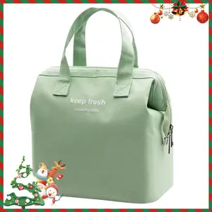 Large Capacity Lunch Bag, Durable Lunch Bags, Reusable Lunch Bag, Portable Insulated Bento Bag, Lunch Cooler Bag, Kitchen Accessories, Kitchen Gadget, Lunch Box Storage Bag for Office School, Travel Essentials, Valentine's Day Gift