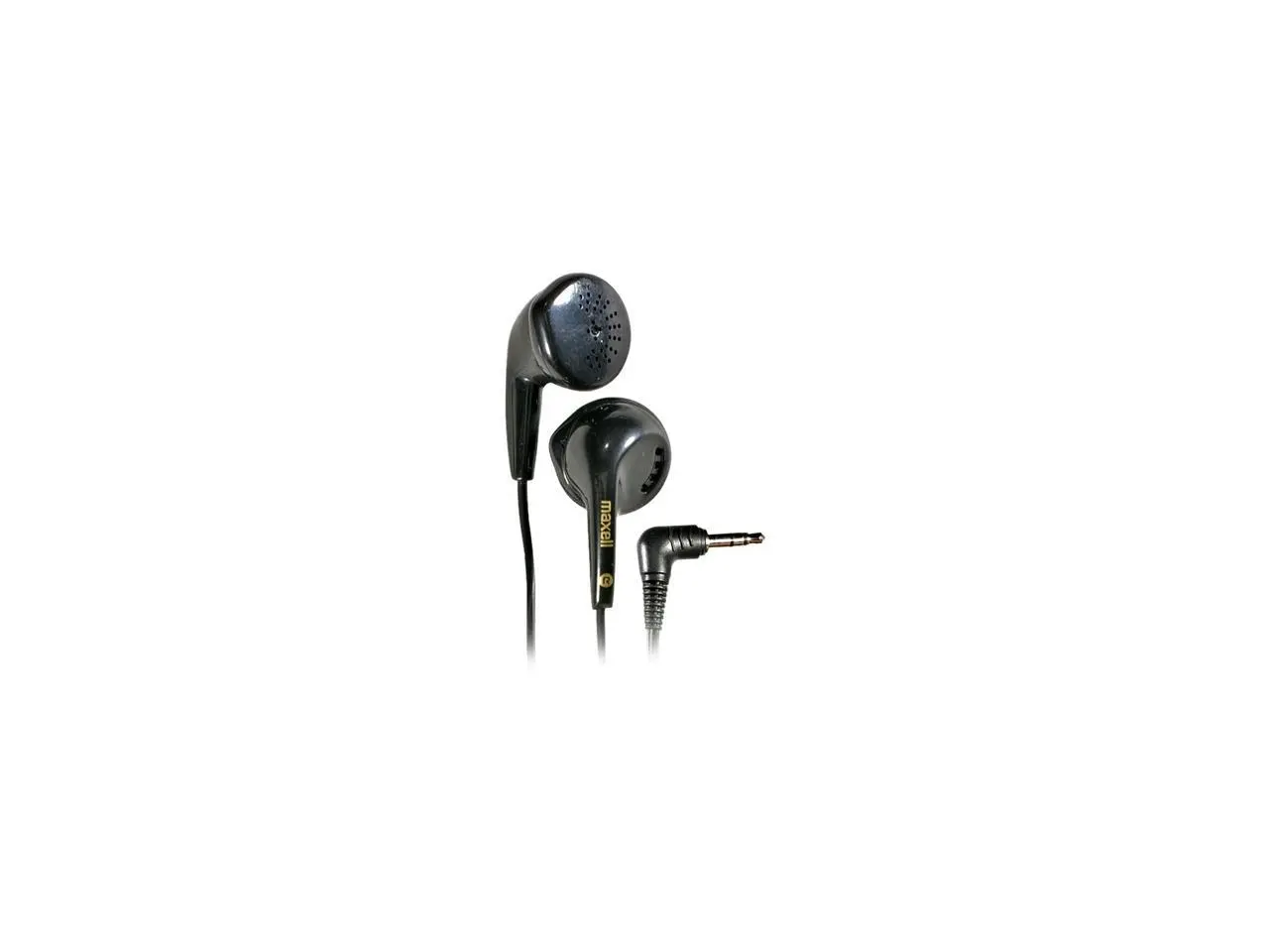 Maxell 190560 3.5mm L-plug Connector Earbud EB95 Dynamic Earbuds (Black) Maxell 190560 3.5mm L-plug Connector Earbud EB95 Dynamic Earbuds (Black)
