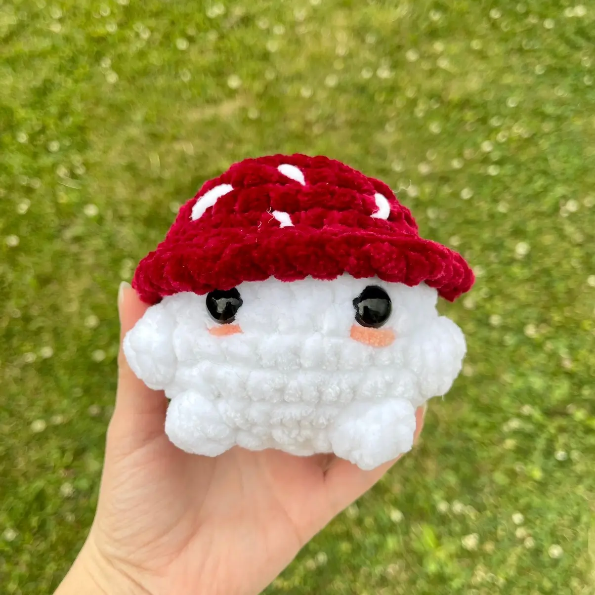 Crochet chonky mushroom