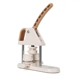 [FLASH SALE] Garvee Button Maker, 1/1.25/2.28 inch(25/32/58mm) 3-in-1 Pin Maker, Ergonomic Arc Handle Punch Press Kit, 300pcs Button Parts, Pictures, Circle Cutter, Magic Book, for Children DIY Gifts