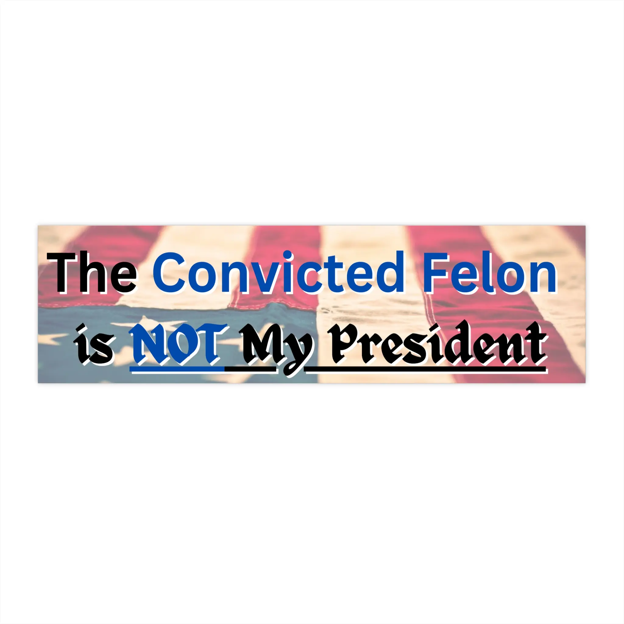 Democratic Party Political Car Bumper Sticker - Liberal Activist Vinyl Decal, Anti-Trump Resistance Magnet, Blue Wave Election Decal, Nostalgic