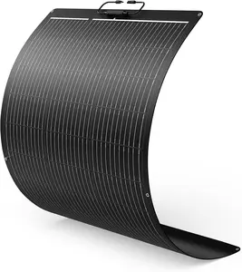 100W Ultra-Thin Flexible Solar Panel 12V  23% High-Efficiency ETFE Monocrystalline Panel for RV, Van, Marine & Off-Grid Power