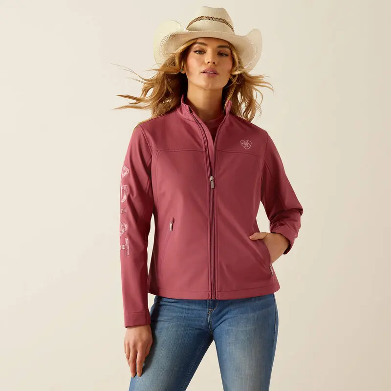 Ariat Womens New Team Softshell Jacket Dry Rose Ariat Womens New Team Softshell Jacket Dry Rose