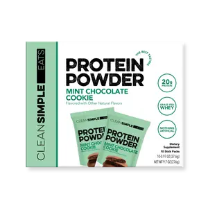 Protein Powder: Mint Chocolate Cookie (10 Single Serving Stick Packs) Protein Powder: Mint Chocolate Cookie (10 Single Serving Stick Packs)