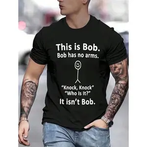 High-QualityMen's T-Shirt, Classic Graphic T-Shirt, Soft And Comfortable T-Shirts For Men, Script Logo, , 100% Cotton100Cotton