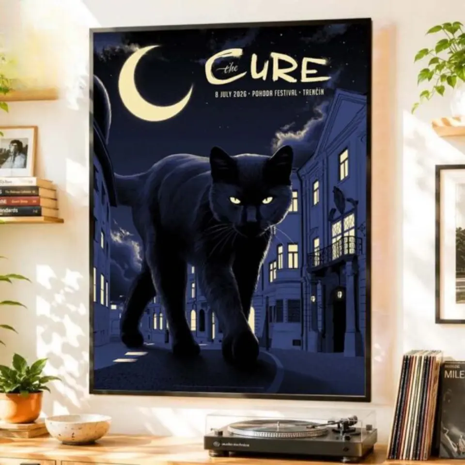 [SALE OFF 50%] The Cure Slovakia Poster For The 30th Edition Trencin Airport On July 8 2026 Poster