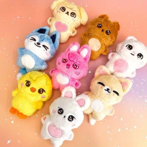 Animal Plushie Keychain