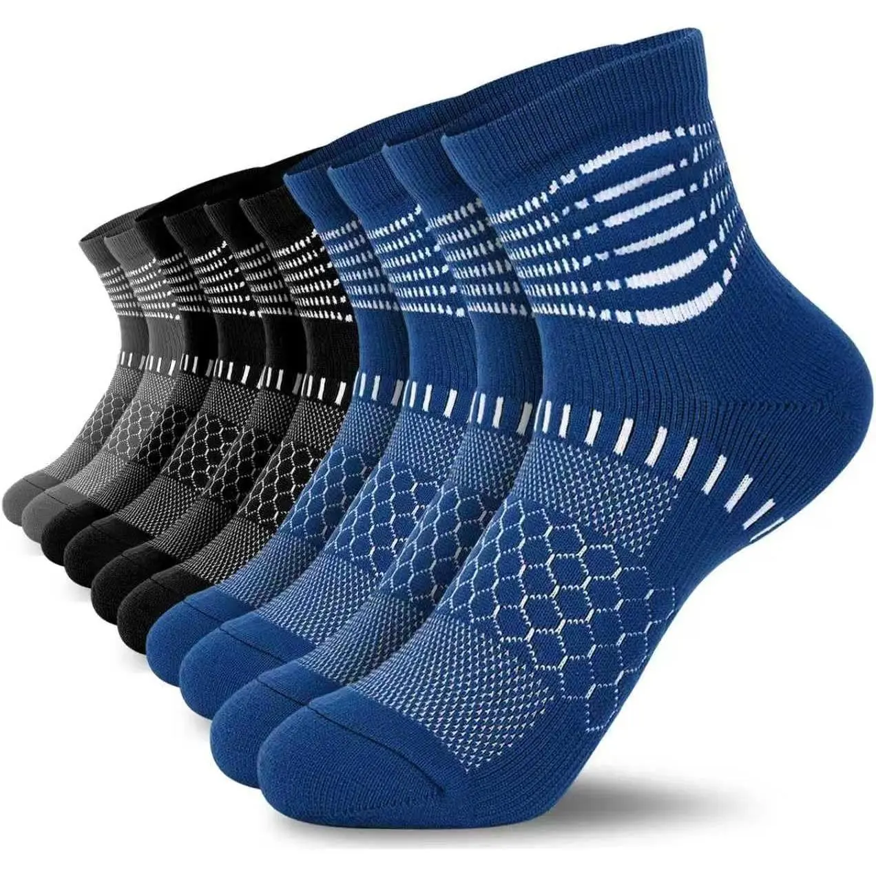 Black+dark Grey+dark Blue(5 Packs)