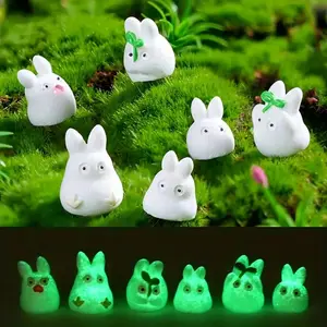 Miniature Glow-In-The-Dark Gnomes Set, Resin Fantasy Fairy Decorations, Unique Poses & Expressions, DIY Micro Landscape Accessories, Garden Gnomes, Garden Gnome Statue
