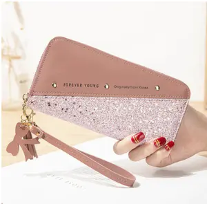 Fashion Sequined Patchwork Glitter Wallet for Women
