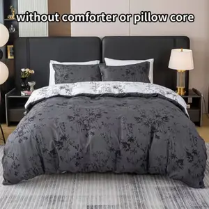 3pcs Sokou Printed Duvet Cover Set, Comfortable Bedding Essentials, Perfect for Home Use, Stylish Design, Easy Care