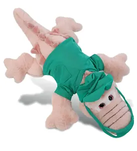 DOLLIBU 17" Large Pink Doctor Theme Alligator Plush Toy - Super-Soft Stuffed Animal, Ages 0+, Ideal for Toys & Hobbies