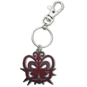 Madoka Magica - Rose Garden Witch's Kiss Symbol Metal Keychain