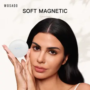 Wosado Soft Magnetic Eyelashes All-in-One Box, Reusable, Glue-Free, Waterproof, Lightweight, Natural Style Makeup Cosmetic