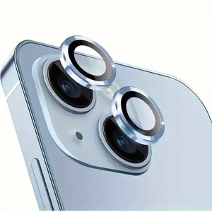 1 Set Tempered Glass Camera Lens Protector  For iPhone 17/1 7Air/17 Pro/17 Pro Max iPhone - Metal Rim, Max Protection
