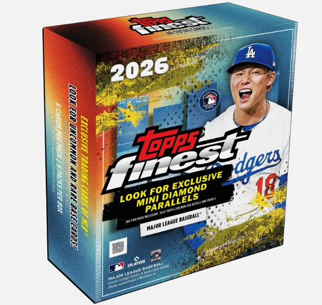 Break #25- Baseball 4 Box- Finest Baseball - Pick Your Team