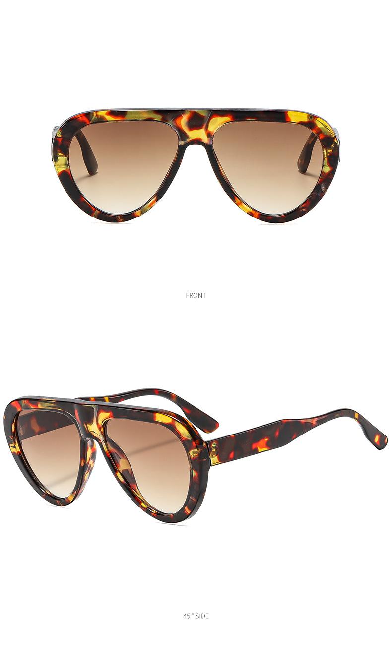 Trendy Retro Aviator Sunglasses for Women, Y2K Chunky Pilot Frame UV400 Sunglasses  Tortoiseshell/Black/Yellow Lens Fashion Eyewear for All Occasions