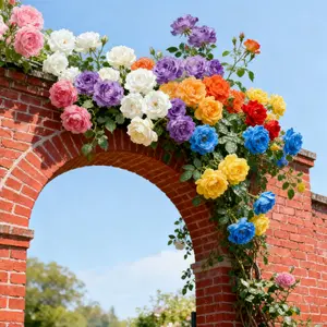 200pcs Climbing Rose Seeds – Multicolor Romantic Rose Vines for Garden Arches, Fences & Fairytale Walls