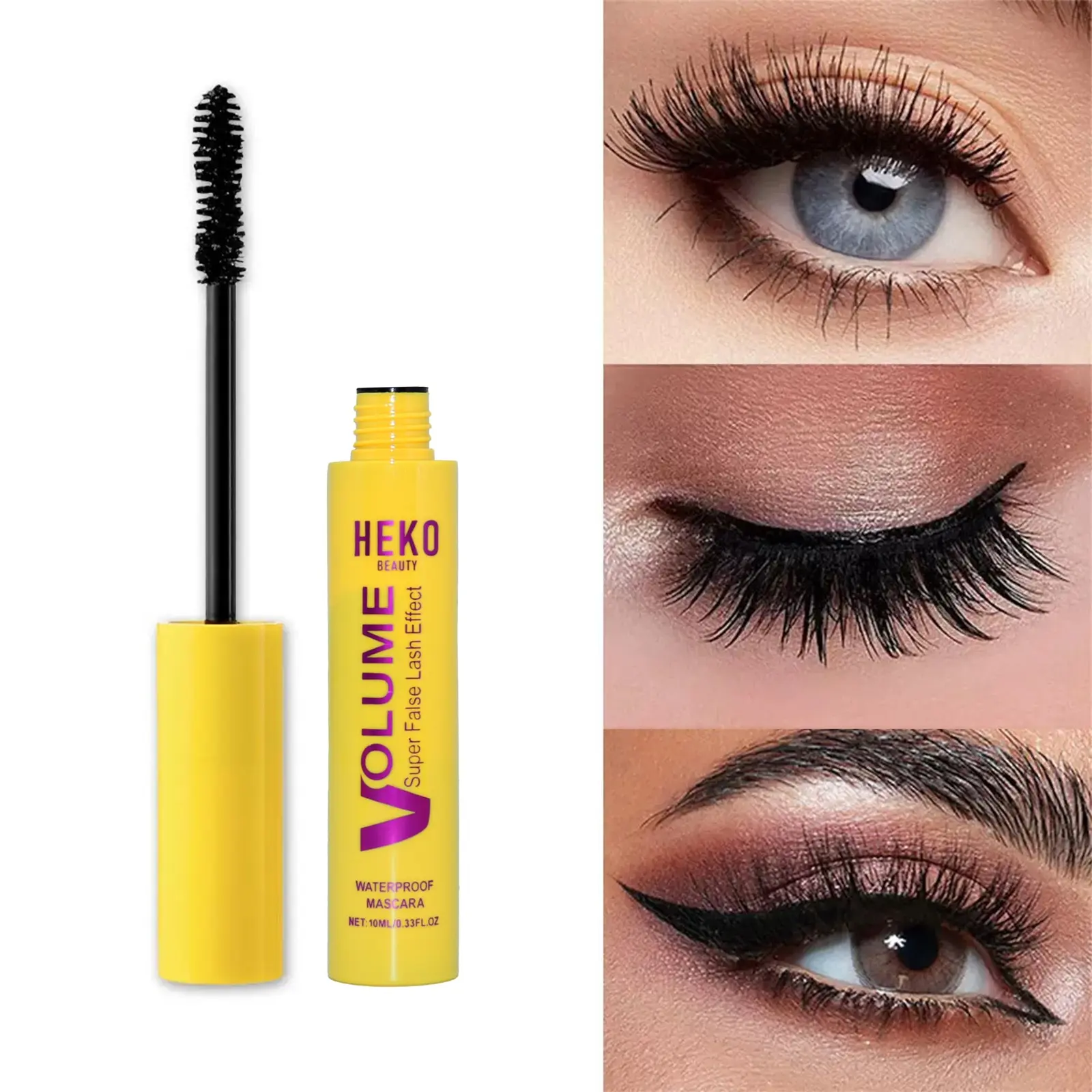 Curly thick mascara, light, durable, anti smudge, waterproof, natural mascara, Long Lasting Mascara
