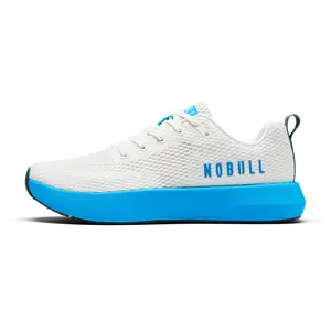 NOBULL Men's Drive 2 in Classic White Urban Blue