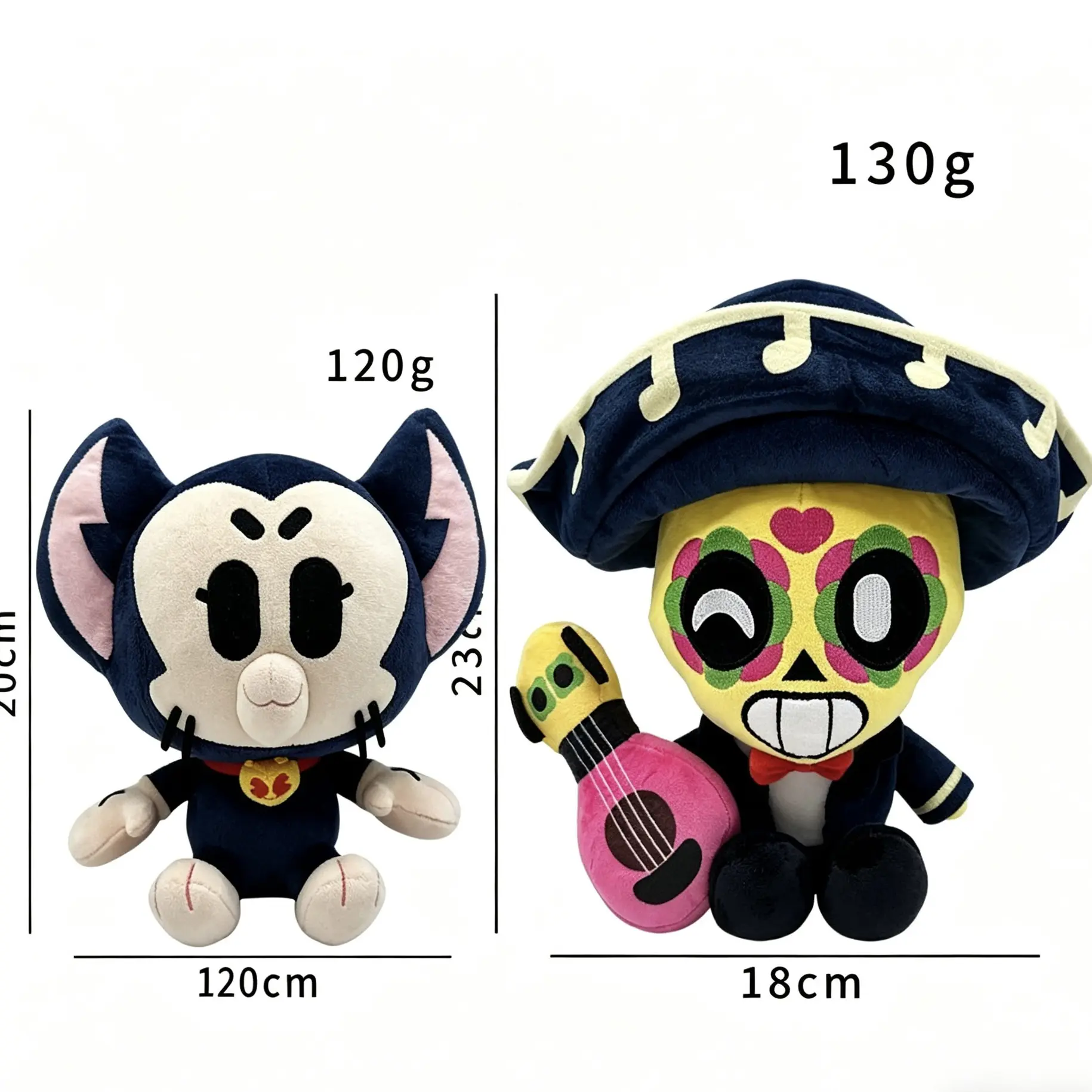 Brawl Stars Plush Toy - Cute Game Character Stuffed Collectible, Cuddly Doll Gift for Game Fans, Plush Animal Stuffed Toys, Animation Peripheral