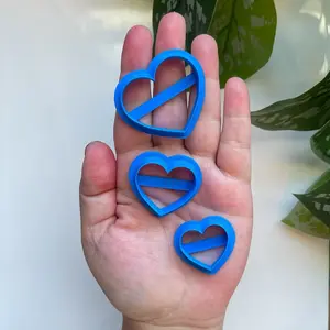 Hearts Polymer Clay Cutters