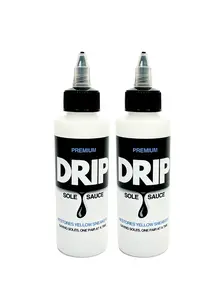 Drip Sole Sauce - Premium Shoe Cream for Unyellowing Translucent Rubber Soles & Glow-in-the-dark Sneakers - Restores 2-3 Pairs per 4oz Bottle