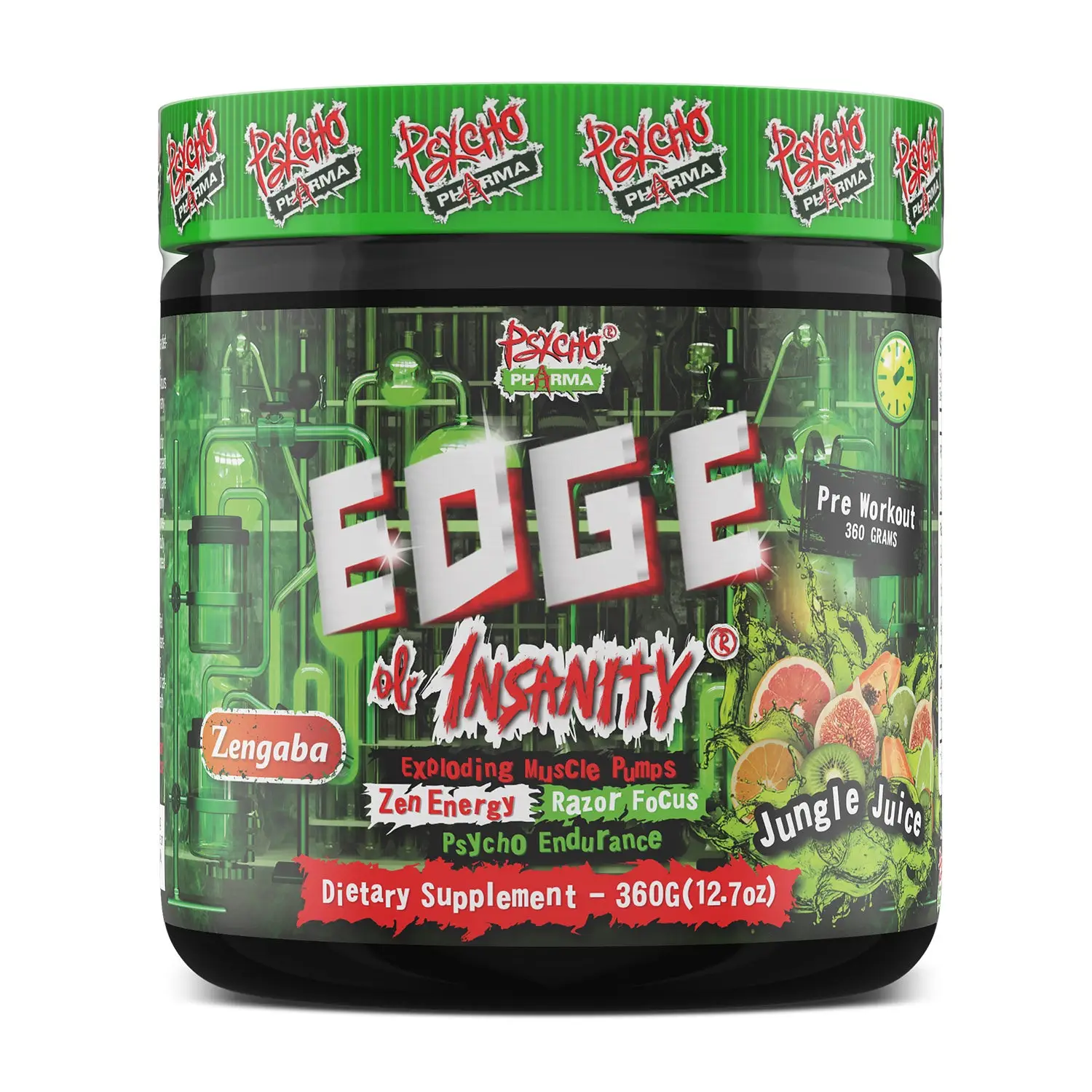 Psycho Pharma Edge of Insanity Pre-Workout (25 Servings) Fitness Supplement
