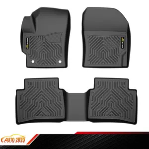 All-Weather TPE Floor Mats Fit For 2020-24 Toyota Corolla Sedan 2 Row Liner Set, 3D Waterproof Durable Nonslip,3PCS Black Upgraded Version