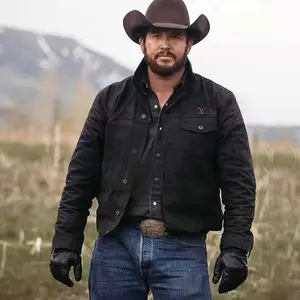 Men'sYellowStoneWashedJacketMen'sCasualWashedJacketCoat Menswear Tops