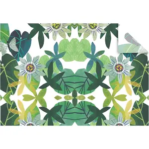 Colored Printed Tissue Paper 15 Sheets of 20x29 inch Vibrant Greenery Decorative Decoupage Paper for  Wrapping, Packaging Bags,Furniture, and Art Craft Party Favor Decoration (Large Size)