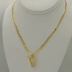 Rodriguezjewelry # 1869 Necklace (23.5 inches )# 3371 Pendant