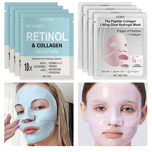 8pcs Collagen Protein Intense Moisturizing Mask Set, Deep Hydration, Smooth Skin, Rich Bio-Collagen, Anti-Dryness, Face Care