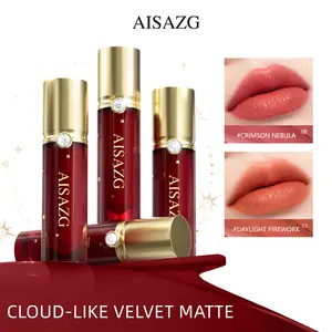 Stunning Glitter Velvet Lip Glaze 03 Daylight Firework, Multi-Use Caramel Orange Tint for Lips Cheeks Eyes, Soft Smooth Long Wear Shimmer Makeup for Daily Dating Look