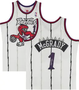 Tracy McGrady Toronto Raptors Autographed White 1998 Mitchell & Ness Swingman Jersey - Fanatics Authentic Certified