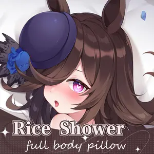 Anime Uma Musume Pretty Derby Rice Shower Double-Sided Print Hing Body Pillowcase Otaku Cosplay Pillow Cover