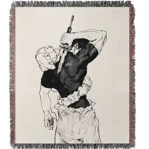 Cursed Slayer Woven Blanket Tapestry Custom