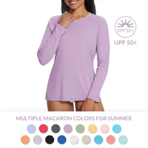 baleaf Women's UPF 50+ Sun Shirts Long Sleeve UV Protection Rash Guard Lightweight Quick Dry Outdoor Hiking Fishing Athletic Activewear Gym Clothes