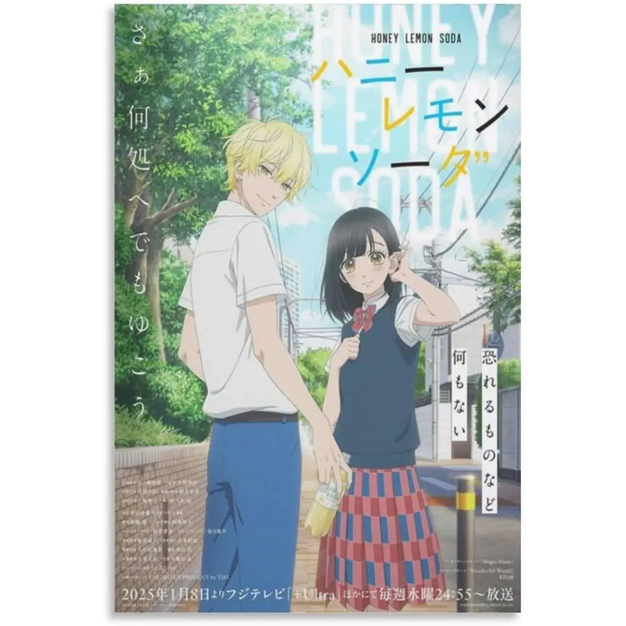 Honey Lemon Soda Anime Posters (7) Canvas Wall Art Poster Decorative Bedroom Modern Home Print Picture Artworks Posters