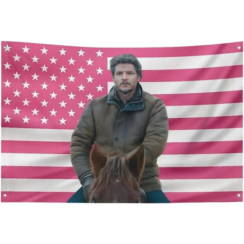 Funny American flag wall hanging Pedro flag tapestry,can be used in kitchen, living room,Pascal bedroom, dining room, outdoors, gifts.