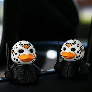 2pcs 3D Printed Jeep Duck Car Decorations, Fun Dashboard Center Console Ornament, Car Interior Ornaments, Perfect Gift for Cars, Home, Holidays