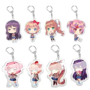 Doki Doki Literature Club Acrylic Keychain | Psychological Horror DDLC Keychain