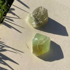 1 Large Green Calcite  Rough Crystal