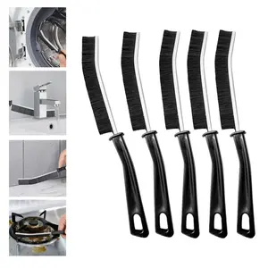 5 Pcs Crevice Cleaning Brush Multifunctional Hard Bristle Gap Cleaning Brush Tool, Gap Brush Suitable for Bathrooms, Kitchen Surfaces, Windows Groove and Faucets Hangable