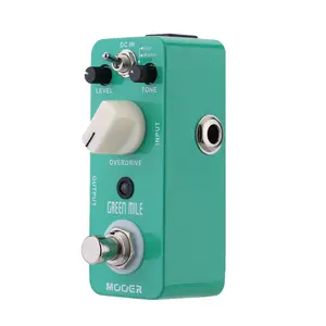 Mooer Green Mile Overdrive Guitar Effect Pedal, with True Bypass Warm & Hot Effect Mini Pedal