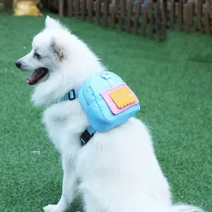 Cute Stylish Cartoon Large Capacity Dog Backpack for Outdoor Travel Durable Material Perfect for Hiking Camping and Exploring